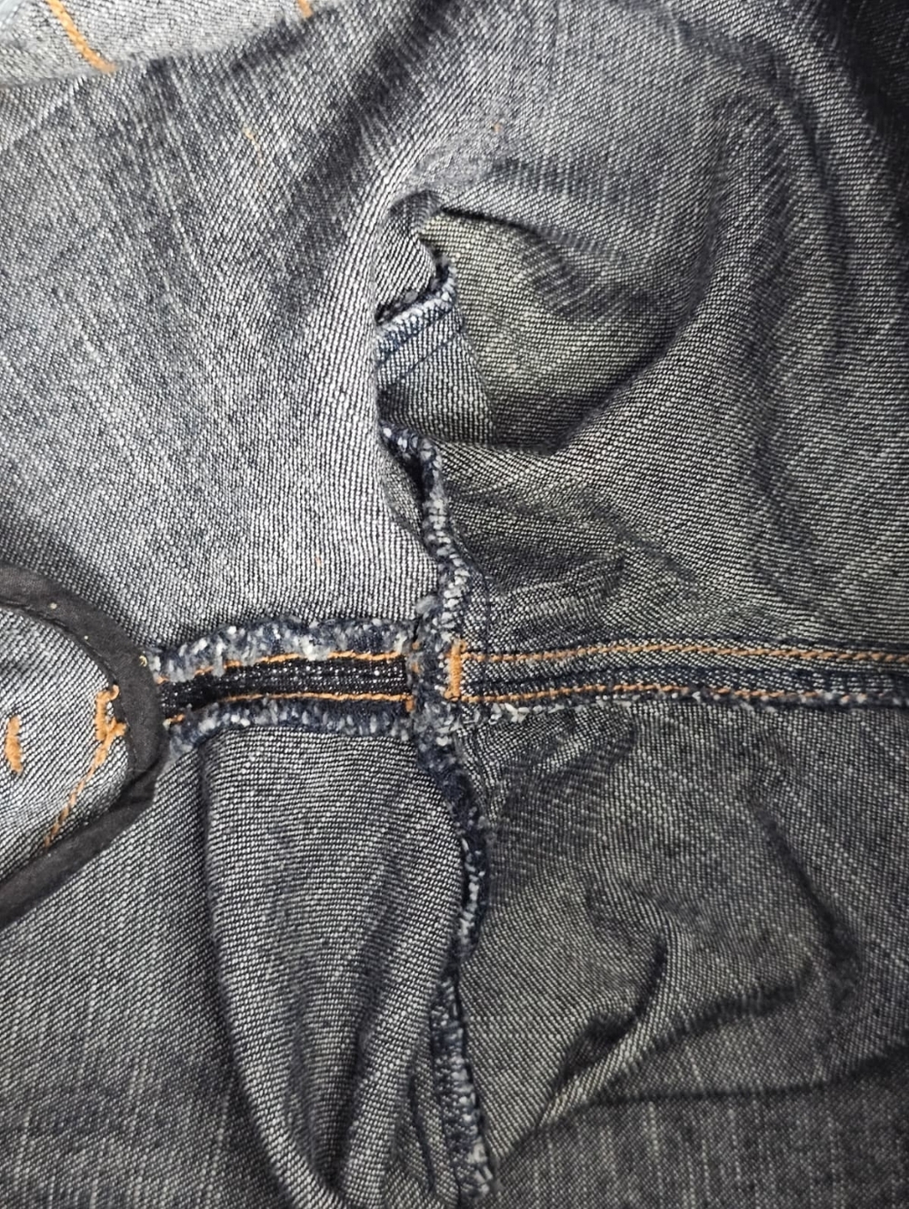 Rare VTG Y2K bebe Low Rise Patchwork Flared Jeans, Sz 26 - Picture 7 of 11
